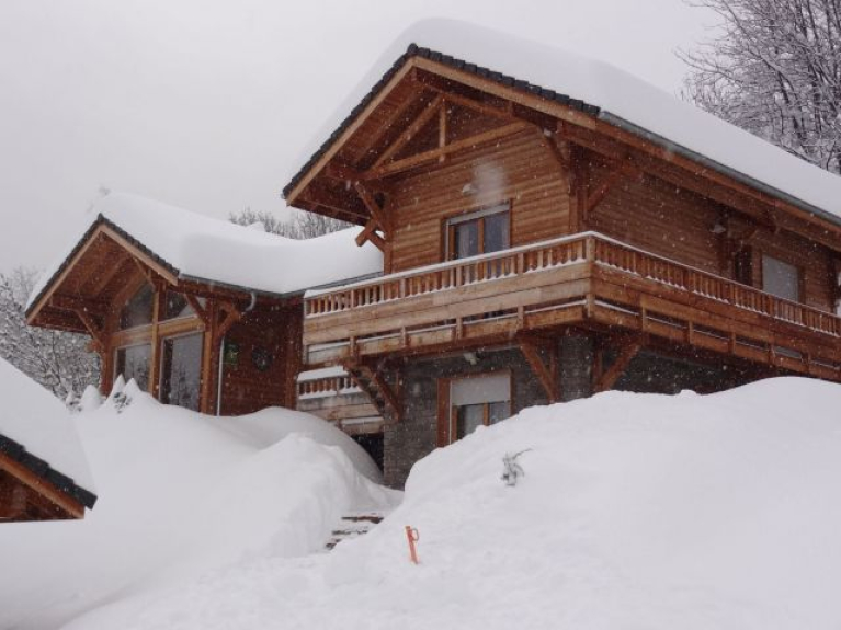 Chalet en hiver